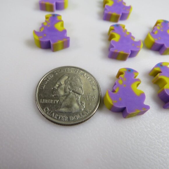 Easter Egg Filler: Small Dino, Bears, Frogs Erasers (24 items) - Picture 7 of 16